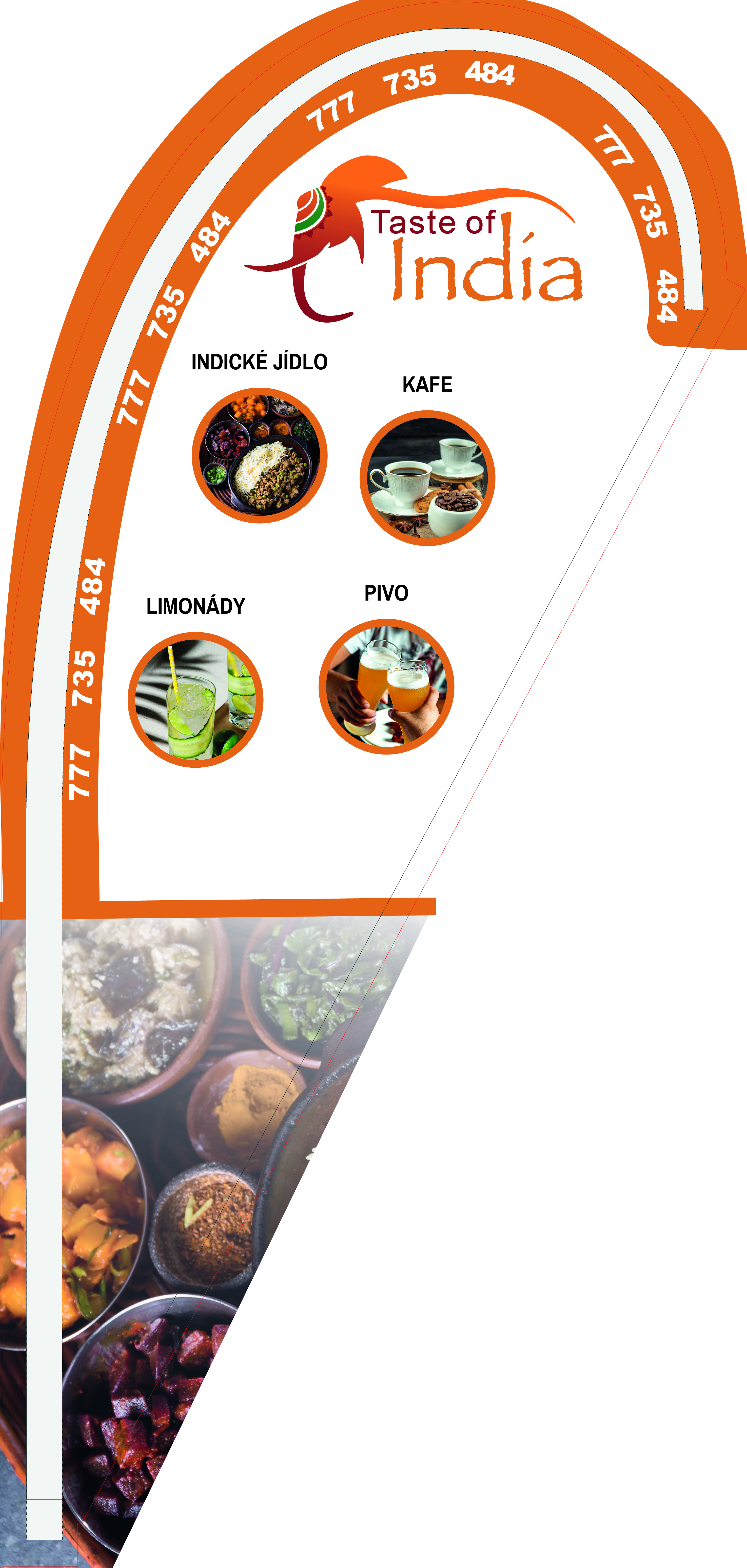 Taste of India branding